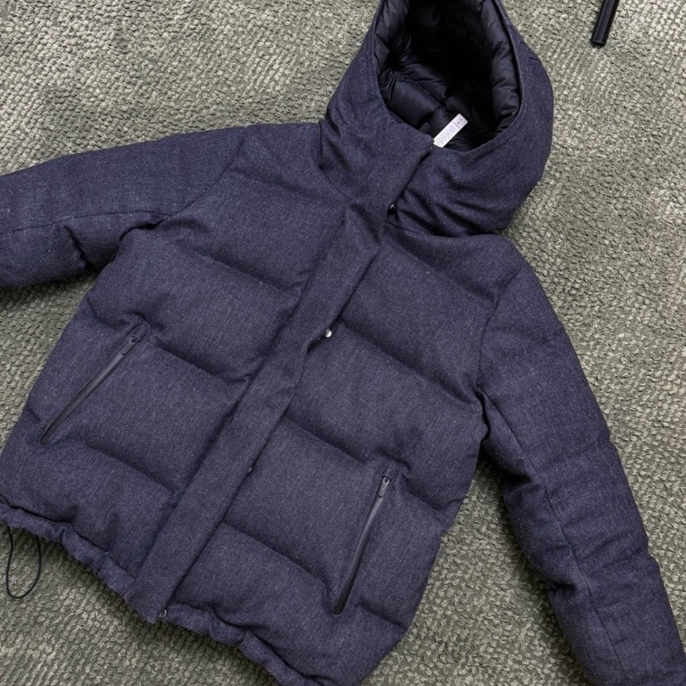 Women’s “Wunder Puff” Navy Quilted Puffer Jacket with Hood